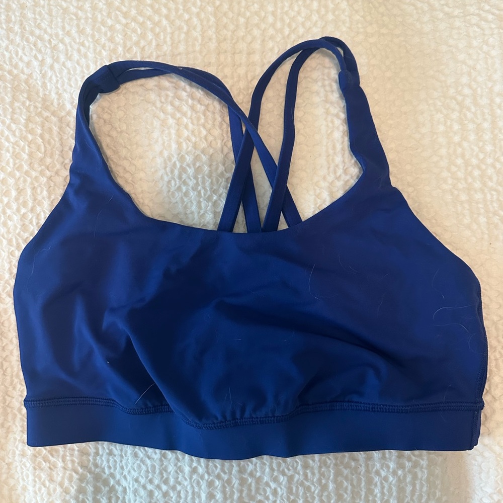 lululemon athletica Royal Blue Strappy Sports Bra - Picture 2 of 2
